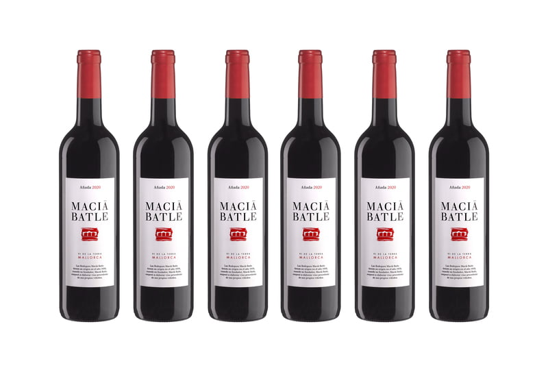 6 botellas 75 cl. de MACIA BATLE tinto añada 2021. 6 botellas 75 cl. de MACIA BATLE tinto añada 2021.