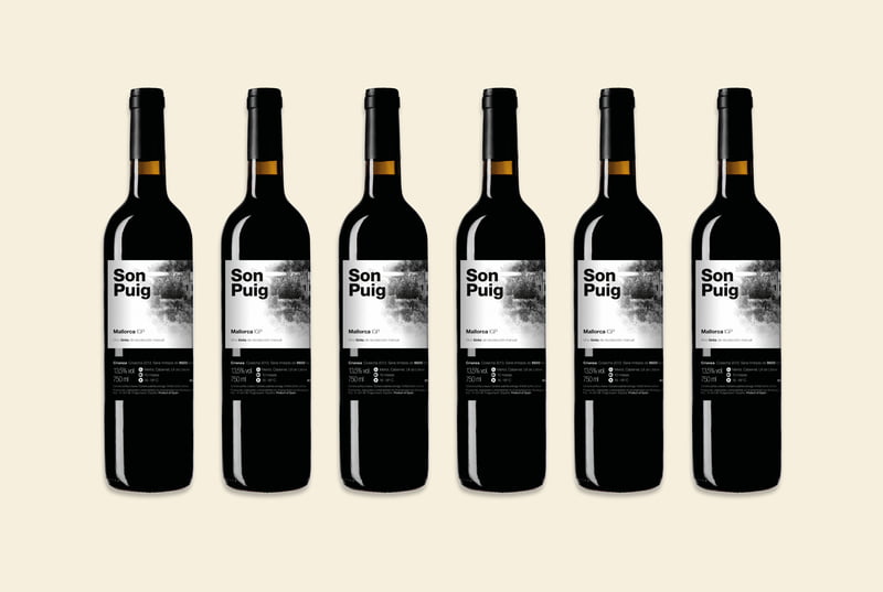 6 botellas vino Tinto Son Puig 2016