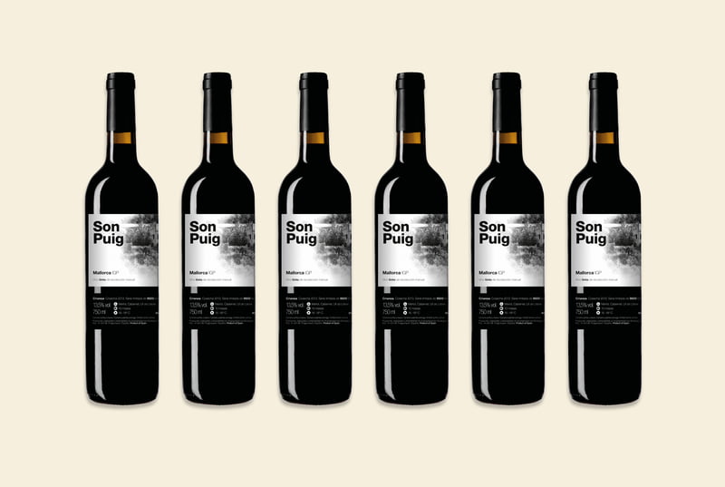 6 botellas vino Tinto Son Puig 2016 6 botellas vino Tinto Son Puig 2016