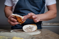 Pechuga rellena con setas para 2 personas Pechuga rellena con setas para 2 personas