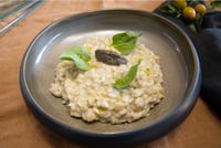 Risotto de trufa y espinaca baby para 2 personas Risotto de trufa y espinaca baby para 2 personas