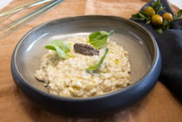 Risotto de trufa y espinaca baby para 2 personas Risotto de trufa y espinaca baby para 2 personas